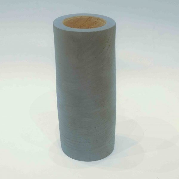 Vase in Hemlock with Milk Paint Finish